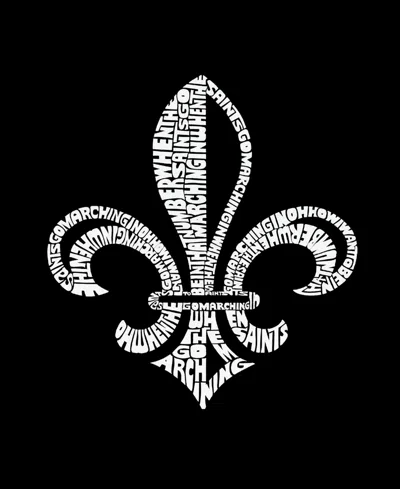 La Pop Art Plus Size Lyrics To When The Saints Go Marching In Word Art T-shirt In Black