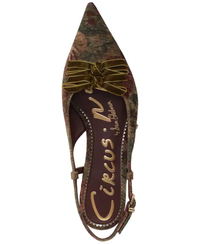 Circus Ny By Sam Edelman Women's Delanie Pointed-toe Slingback Flats In Multi