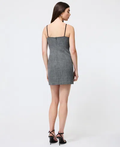 French Connection Owen Plaid Peekaboo Dress In Multi