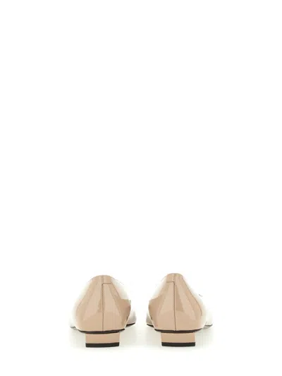 Roger Vivier Belle Vivier Square Button Flat Sole Shoes