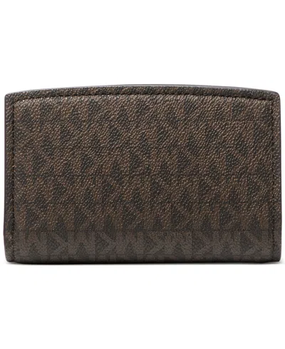 Michael Kors Bryant Medium Zip Around Wallet In Brown