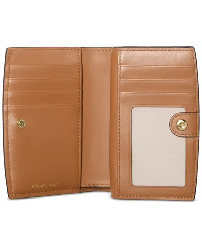 Michael Kors Bryant Medium Zip Around Wallet In Brown