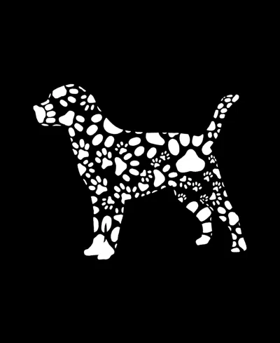 La Pop Art Plus Size Dachshund Word Art Tank Top In Black