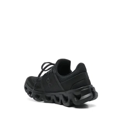On Running Black Polyester Sneakers In Black