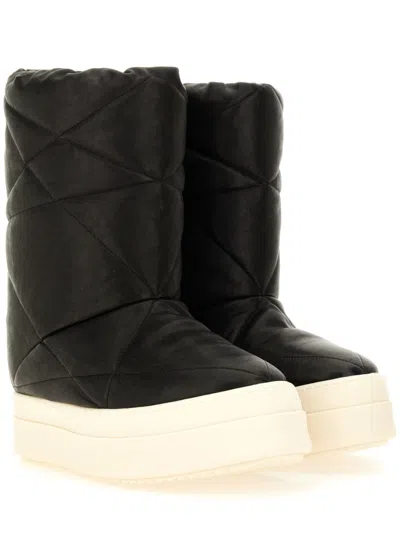 Rick Owens Boot "mega Bumper Lunar" In Black
