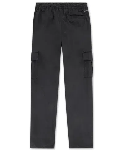 Hurley Big Kid Boys Adjustable Waist Straight Cargo Pant In Black