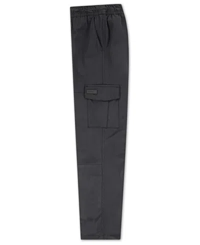 Hurley Big Kid Boys Adjustable Waist Straight Cargo Pant In Black