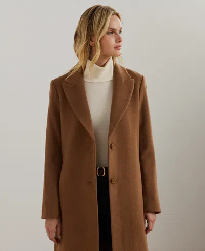 Ralph Lauren Women's Wool-blend Walker Coat In Brown