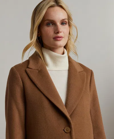 Ralph Lauren Women's Wool-blend Walker Coat In Brown