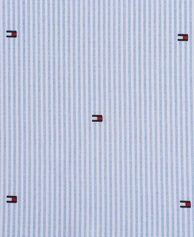 Tommy Hilfiger Printed 200-thread Count Cotton Percale 3-pc. Sheet Set, Twin In Blue