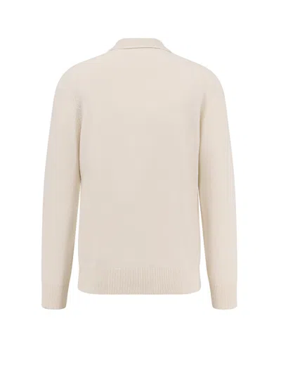 Brunello Cucinelli Cashmere Cardigan In White