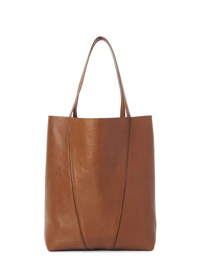 Chloé Spin North-south Tote Bag In Leather