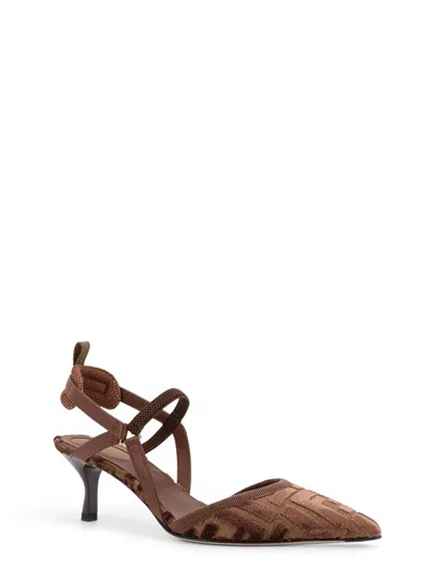 Fendi Colibrì Lite Slingbacks In Ff Fabric