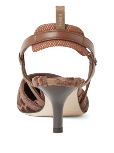 Fendi Colibrì Lite Slingbacks In Ff Fabric