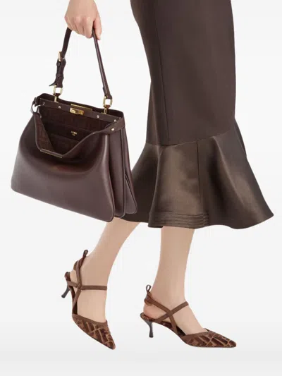 Fendi Colibrì Lite Slingbacks In Ff Fabric