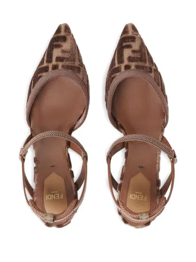 Fendi Colibrì Lite Slingbacks In Ff Fabric