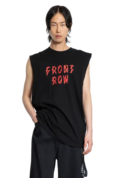 44 Label Group Graphic-print Cotton Vest In Black