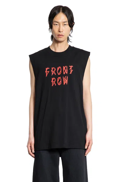 44 Label Group Graphic-print Cotton Vest In Black