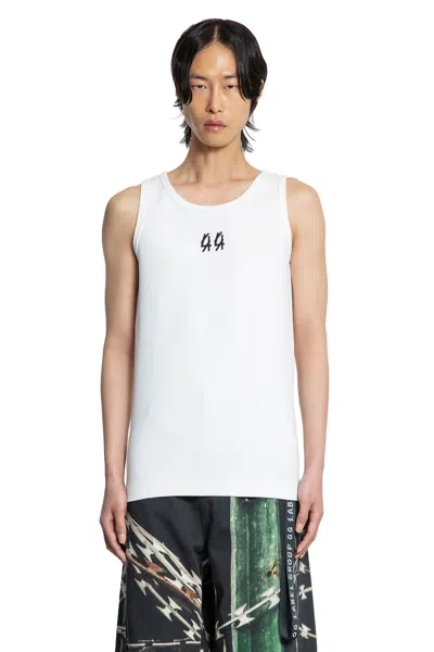 44 Label Group Logo-embroidered Vest In White