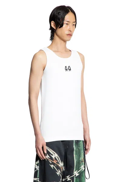 44 Label Group Logo-embroidered Vest In White