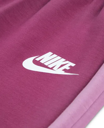 Nike Baby Girls 2-piece Floral Track Jacket And Pants Set In Purple