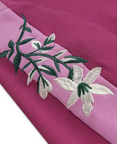 Nike Baby Girls 2-piece Floral Track Jacket And Pants Set In Purple