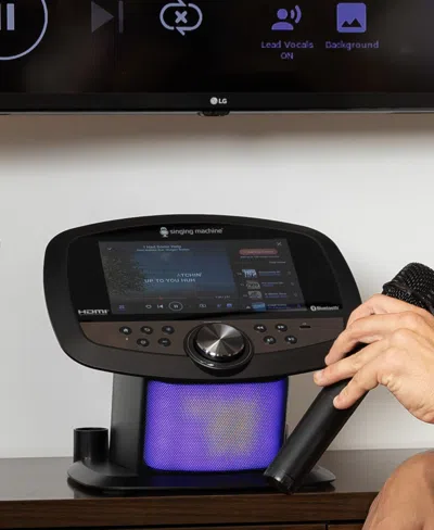 Singing Machine Bluetooth Professional Karaoke Hub In Transparent