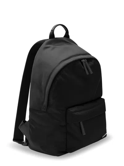 Givenchy Black Backpack With Adjustable Shoulder Straps And Logo On Front In Tech Fabric Man
