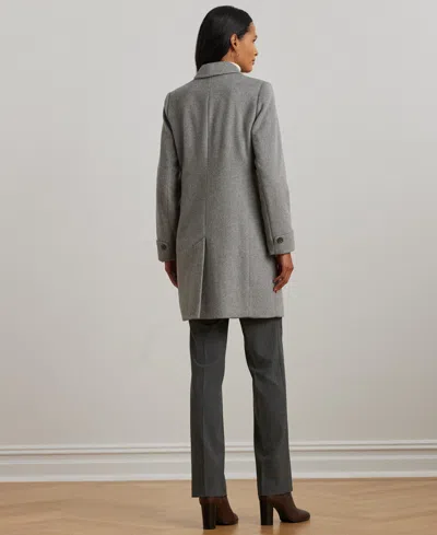 Ralph Lauren Women's Single-breasted Walker Coat In Gray