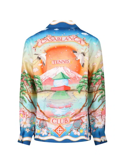 Casablanca Men's Tennis Club Shirt In Multi