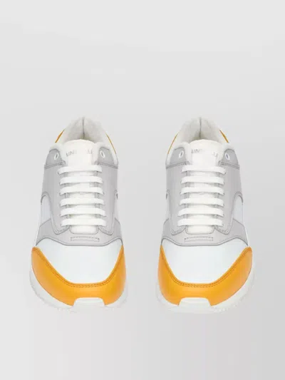 Saint Laurent Chunky Rubber Sole Sneakers Bump In White