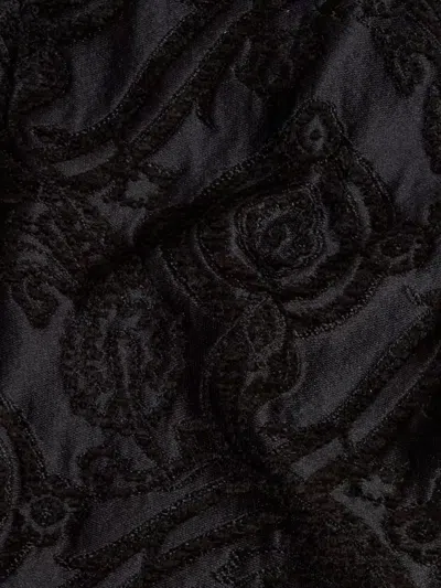 Etro Jacquard Blazer In Black