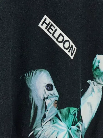 Undercover Graphic Print Crew Neck Sweatshirt In Black