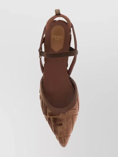 Fendi Kitten Ff Sling Back