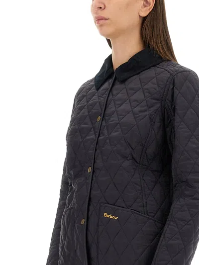 Barbour Summer Liddesdale Quilted Jacket In Blue
