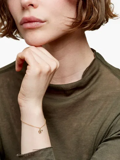 We By Whitebird 18kt Gold Clover Diamond Bracelet In Gold