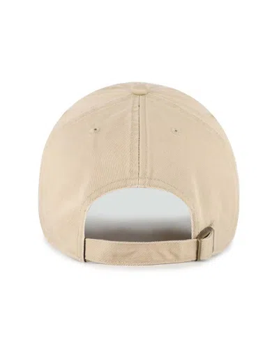 47 Brand Men's Khaki Washington State Cougars Clean Up Adjustable Hat In Brown