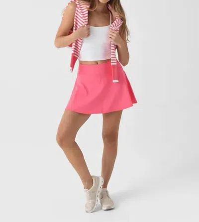 Addison Bay All Day Skort In Guava In Pink