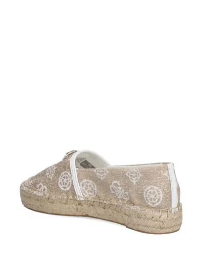 Guess Usa Jolandon Embroidered Slip-on Espadrilles In Neutral