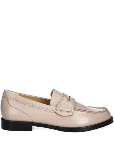 Clarks Originals Stitched Detail Loafers In Neutral