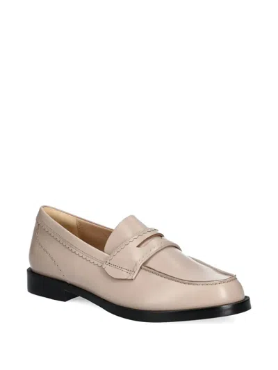Clarks Originals Stitched Detail Loafers In Neutral