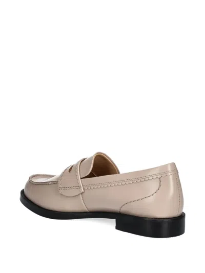 Clarks Originals Stitched Detail Loafers In Neutral