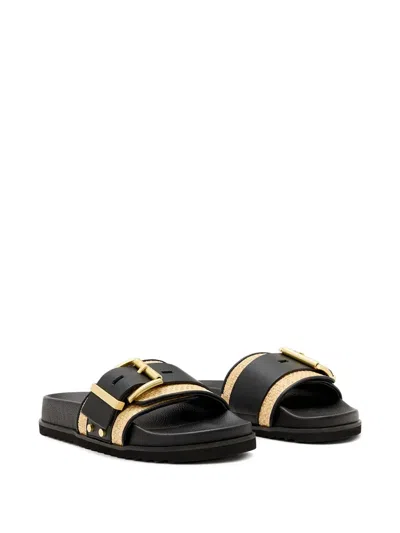 Allsaints Ellie Sandals In Black