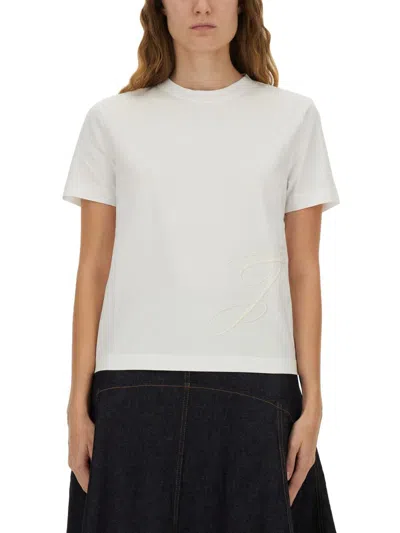 Jacquemus 'classic Crew Neck Short Sleeve T-shirt' In White