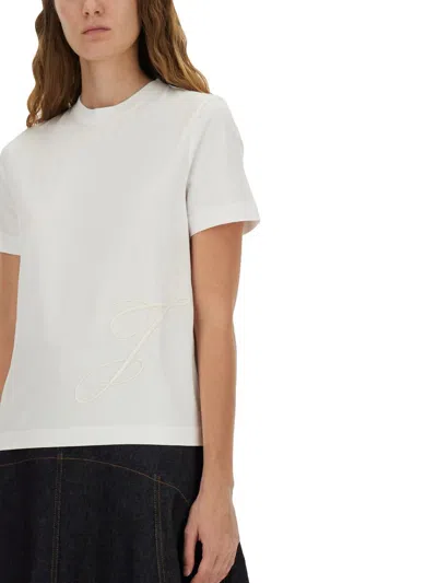 Jacquemus 'classic Crew Neck Short Sleeve T-shirt' In White