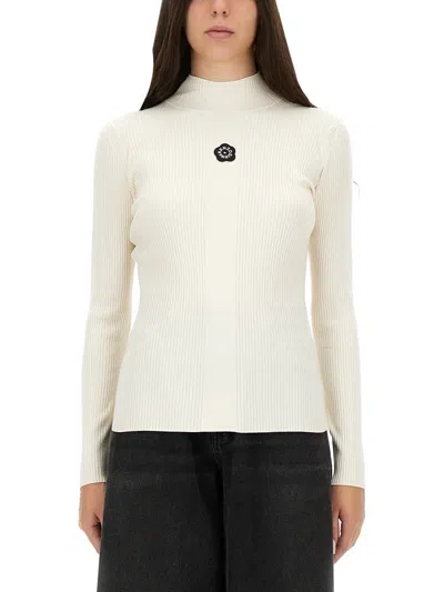 Kenzo White Sweater In White