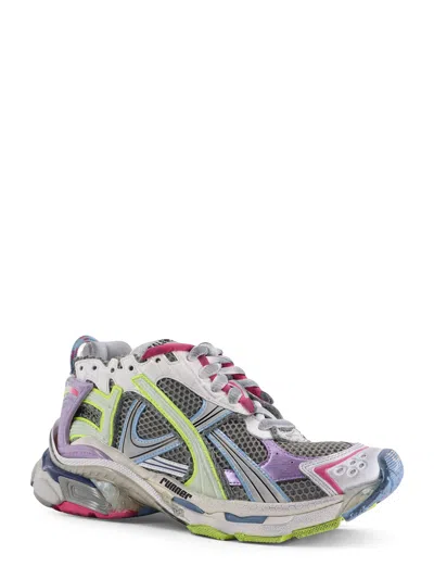 Balenciaga Runner Nylon And Mesh Sneakers In Multi