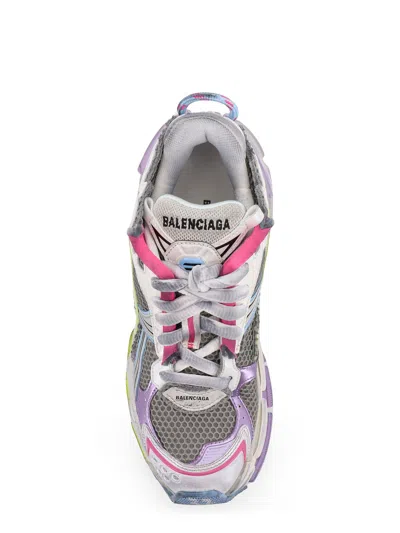 Balenciaga Runner Nylon And Mesh Sneakers In Multi