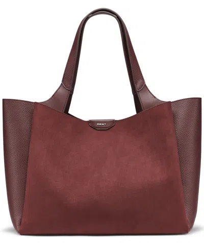 Dkny Willa Tote In Burgundy
