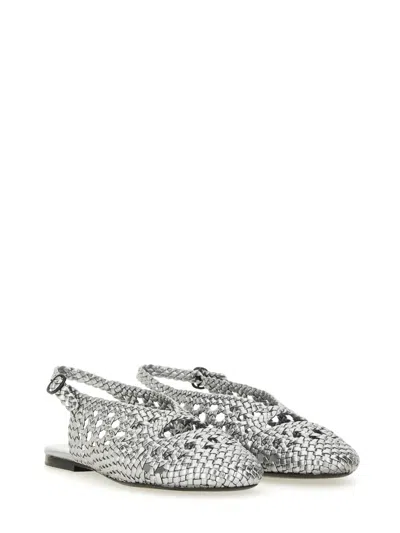 Hereu Slingback Sandal Empuria Metallic In Silver